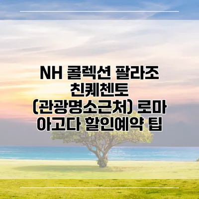 NH 콜렉션 팔라조 친퀘첸토 (관광명소근처) 로마 아고다 할인예약 팁