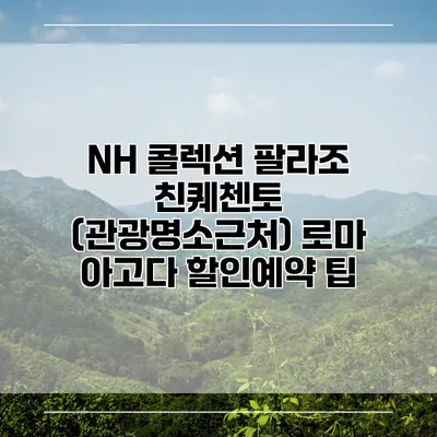NH 콜렉션 팔라조 친퀘첸토 (관광명소근처) 로마 아고다 할인예약 팁