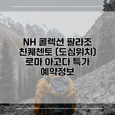 NH 콜렉션 팔라조 친퀘첸토 (도심위치) 로마 아고다 특가 예약정보