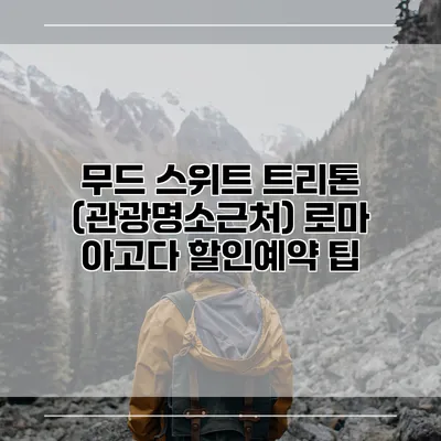 무드 스위트 트리톤 (관광명소근처) 로마 아고다 할인예약 팁