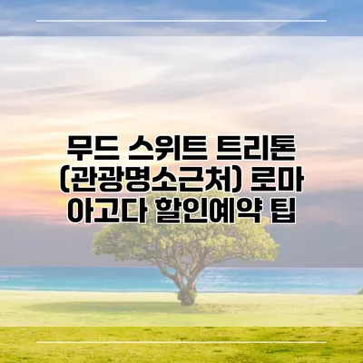 무드 스위트 트리톤 (관광명소근처) 로마 아고다 할인예약 팁