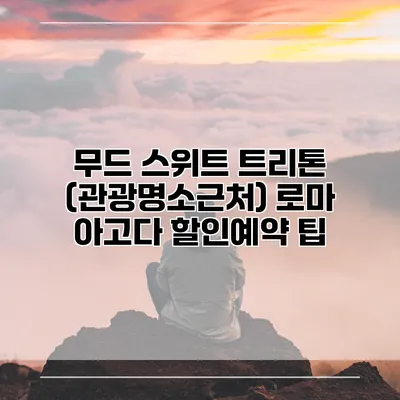 무드 스위트 트리톤 (관광명소근처) 로마 아고다 할인예약 팁