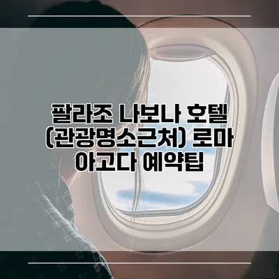팔라조 나보나 호텔 (관광명소근처) 로마 아고다 예약팁