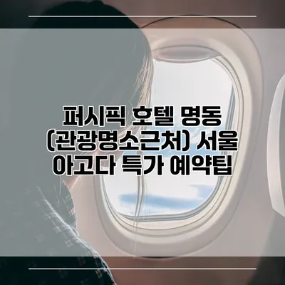 퍼시픽 호텔 명동 (관광명소근처) 서울 아고다 특가 예약팁